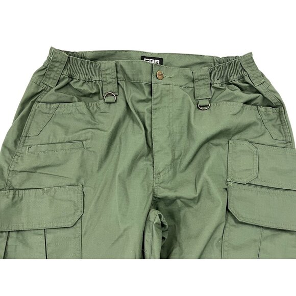 CQR Mens Cargo Pants Military Outdoor Workwear Army Green Size 34W/34L - Picture 3 of 9
